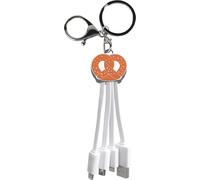 Pretzel Cbl Andy USBA -USBC/Micro/Light 15 cm bianco
