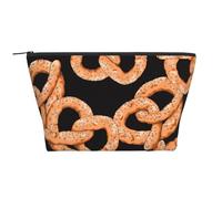 Pretzel fresco, Borsa da toilette Borsa per trucco Borsa per cosmetici Borsa da toilette da viaggio portatile