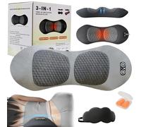 Prevalnt 2026 - Terapia per la schiena 3 in 1, nuovo massaggiatore, con trazione spinale, calore terapeutico e massaggio vibrante, allevia il dolore cronico da sciatica (grigio)