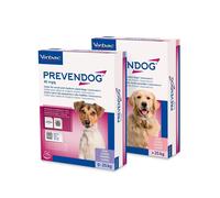 PREVENDOG Collare Antiparassitario per CANI da 0-25 kg e oltre 60cm a 75cm