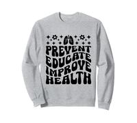 Prevenire Educare Migliorare la Salute Internista Medicina Internista Felpa