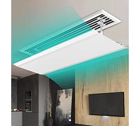 Prevenire il deflettore dell'aria condizionata con deflettore a soffio diretto 40-130 cm, deflettore di calore e aria riutilizzabile per prese d'aria, pareti laterali, AC domestico e registri