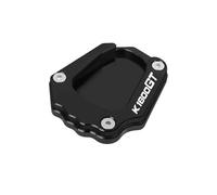 Prevenire le cadute Per B&M&W K1600GT K1600GTL K1600 GT L 2017-2023 Piastra Di Estensione Del Cavalletto Laterale CNC Per Motocicletta(Black-with logo 2)