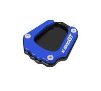 Prevenire le cadute Per B&M&W K1600GT K1600GTL K1600 GT L 2017-2023 Piastra Di Estensione Del Cavalletto Laterale CNC Per Motocicletta(Blue-with logo 2)
