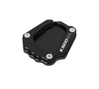 Prevenire le cadute Per B&M&W K1600GT K1600GTL K1600 GT L 2017-2023 Piastra Di Estensione Del Cavalletto Laterale CNC Per Motocicletta(Black-with logo 1)