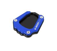 Prevenire le cadute Per B&M&W K1600GT K1600GTL K1600 GT L 2017-2023 Piastra Di Estensione Del Cavalletto Laterale CNC Per Motocicletta(Blue-with logo 1)