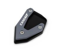 Prevenire le cadute Piastra Di Estensione Del Cavalletto Laterale CNC Per Moto C650GT Per B&M&W C600 SPORT C650GT C 650 GT 2012-2023(Titanium with logo)