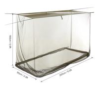 Prevenire le punture di zanzara con la rete da insetti da campeggio essenziale p