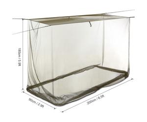 Prevenire le punture di zanzara con la rete da insetti da campeggio essenziale p