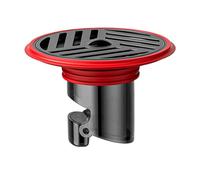 Preventer per scarico a pavimento, in acciaio inox, anti-odore, nucleo fognario universale con anello di tenuta, design resistente alla ruggine, per bagno, lavanderia, lavanderia, , cantina