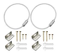 Preventore di caduta di mobili,Ancoraggi antiribaltamento per mobili,2 Ancoraggi a parete Test dei bambini | Ancoraggio di sicurezza della parete della toletta ad alta capacità di trazione, Cinghie di