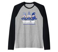 Prevenzione degli abusi sui bambini Gnomo Uno combatte da Maglia con Maniche Raglan