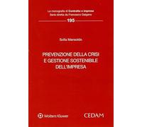 Prevenzione della crisi e gestione sostenibile dell'impresa