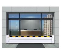 Prevenzione delle inondazioni,Anti-inondazione, Barriere di protezione dalle inondazioni for porte da garage, kit soglia barriera anti-inondazioni for ingresso metropolitana in alluminio(Silver-h 40cm