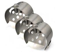 Prevenzione per scarichi di ratti e topi, in acciaio inox, valvola di non ritorno, blocca ratti per fognature, adatto per scarichi (95-110 mm, 4 pollici) (confezione multipla 1 x 3)