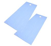 Prevessel 2 Fogli di Copertura per Lettino Massaggio Resistente All'olio per Salone di Bellezza e SPA, Lenzuola 78,7 X 29,5 Pollici (Blu)