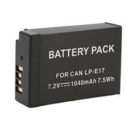 Prevessel Batteria Sostitutiva Intelligente Ad Alta capacità E17 per Fotocamere 1040mAh Design Sottile per Viaggi Agli Ioni di Litio Ideale per gli Sport All'aria Aperta