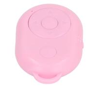 Prevessel BT 4.0 Connessione Stabile Selfie Clicker per Girare Pagine Simili da Remoto, Controllo App per Brevi Video, Foto di Bellezza Ed E-book ABS 0,6 Once per Tutti gli Utenti (Rosa)