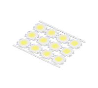 Prevessel Componente Emettitore di Luce LED COB con Illuminazione Uniforme per Lampade Fai-da-te 12 Pezzi per Illuminazione da Interni (Luce bianca)