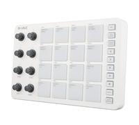 Prevessel Controller per Batteria MIDI Wireless Bluetooth per Produzione Musicale in Studio con Pad Retroilluminati RGB per, Logic Pro X, IOS, Materiale ABS Ricaricabile