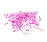 Prevessel Giocattolo con Blocchi di Costruzione a Forma di Cuore in Cristallo 3D per il Divertimento della Famiglia e lo Sviluppo del Cervello, Rosa/azzurro/viola, Adatto per 14+ Anni (Blu)