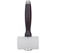 Prevessel Martello da Intaglio in Nylon per Pelle Strumento Fai-da-te Efficiente per Lavorazione della Pelle Manico in Legno di Sandalo Martello da Percussione per Intaglio, Lavorazione e