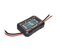 Prevessel Misuratore di Potenza CC Display a Grande Schermo Impostazione Retroilluminazione Tester di Potenza per Sistemi di Energia Solare da 0 a 60 V ABS Manuale Utente Inglese per Catene di (200A)