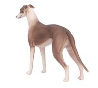 Prevessel Modello di Animale Domestico Realistico con Figura di Levriero per L'educazione dei Bambini, Giocattolo per Cani in Plastica Portatile per la Decorazione Domestica, Dimensioni 7,9 X 5,1