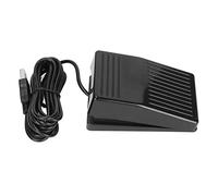 Prevessel Pedale USB per Interruttore a Pedale Interruttore Fotoelettrico Durevole Design Ergonomico per Giochi, Trascrizione, Cavo da 2 Metri per Computer