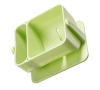 Prevessel Porta Spugna per Piumino da Cipria per Trucco, Organizer a Doppio Scomparto per Parete/tavolo, Ideale per bignè per Uova, Frullatore in Spugna di Bellezza (Verde)