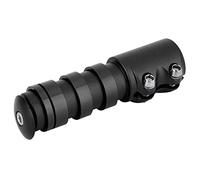 Prevessel Prolunga per Attacco Manubrio per Bicicletta Riser per Manubrio in Lega di Alluminio Durevole per Ciclisti a Lunga Distanza 6061 T6 Estensione da 35 Mm Adatta per gli Appassionati di (Nera)