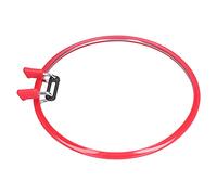 Prevessel Telaio da Ricamo Anello per Punto Croce a Molla in Plastica Resistente per Principianti Cornice Rossa da 8,7 Pollici per la Casa