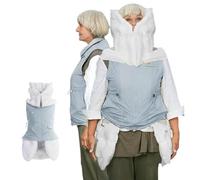 Previeni gli infortuni Gilet anticaduta per anziani Evita gli infortuni secondari Proteggi gli anziani Posizionamento tramite app da indossare tutto l'anno,Gray-XXL