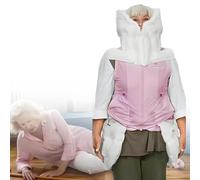 Previeni gli infortuni Gilet anticaduta per anziani Evita gli infortuni secondari Proteggi gli anziani Posizionamento tramite app da indossare tutto l'anno,Pink-L