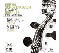 PREVIN / SCHOST Previn: Sonata 1993 - Shostakovich: Sonata in D minor Op. 4 (CD)