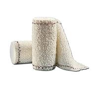 Previs - Benda di Fissazione Previcrepe S, Lavabile a 60°C, Traspirante, Compressione Leggera, Misura 4 m x 15 cm, Confezione da 10 Rotoli