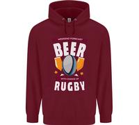 Previsione Del Weekend Birra Alcol Rugby Divertente Uomo Felpa