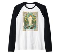 Previsione Fortune degli Amanti Dwynwen s Well And Sacred Fish Maglia con Maniche Raglan