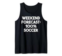 Previsioni del fine Settimana 100% Calcio - Calcio Divertente Canotta