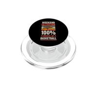 Previsioni del fine settimana 100 Probabilità di basket PopSockets PopGrip per MagSafe