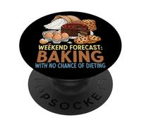 Previsioni del fine settimana, cottura al forno con zero possibilità di dieta PopSockets PopGrip Adesivo