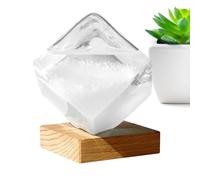 Previsioni meteo nuvola di vetro, grande vetro tempesta cubo, pratico barometro liquido, squisito barometro per scrivania, regalo di compleanno, Natale