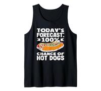 Previsioni per gli amanti degli hot dog 100% di possibilità di hot dog Canotta