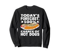 Previsioni per gli amanti degli hot dog 100% di possibilità di hot dog Felpa