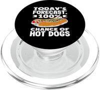 Previsioni per gli amanti degli hot dog 100% di possibilità di hot dog PopSockets PopGrip per MagSafe