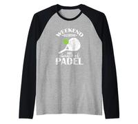 Previsioni per Il fine Settimana 100% di probabilità di Padel Maglia con Maniche Raglan