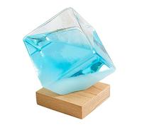 Previsore Meteorologico In Tempesta Barometro A Forma Di Cubo