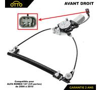 Previsto Per Alfa Romeo 147 (937) Alzavetro Anteriore Destro Con Motore 45751870