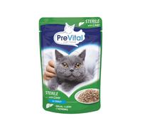 PreVital bustine con fegato per gatti sterilizzati 24 x 100 g