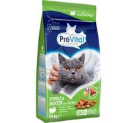 PreVital Sterile & Indoor crocchette per gatti - tacchino 1,4 kg